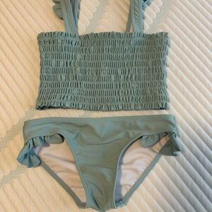 Kids Swimwear Set in Green